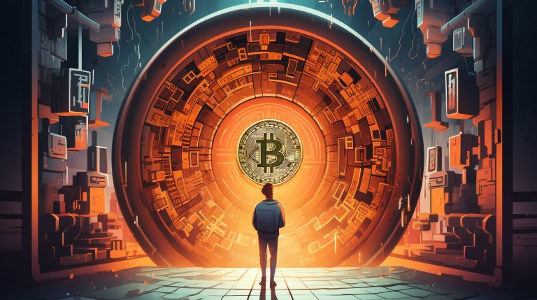 blockchain-technology-cartoon-illustration